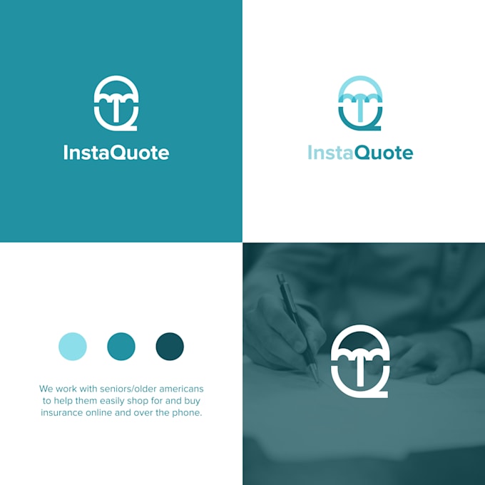design a modern monogram or initial letter logo