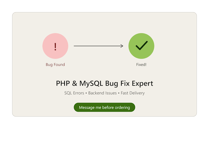 fix PHP mysql bugs, sql errors and backend issues