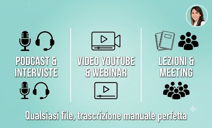 transcribe your italian audio and video files