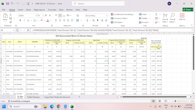 create professional excel reports, formulas, and mis reports