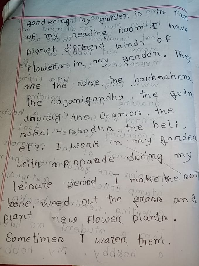 write anything with my beautiful handwriting