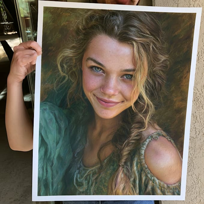 custom soft pastel portraits personalized hand drawn artwork