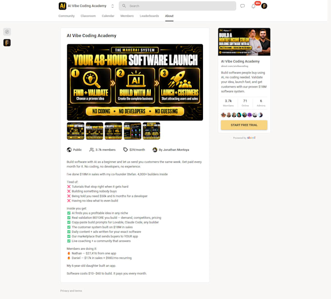 setup skool community circle so community skool online community management