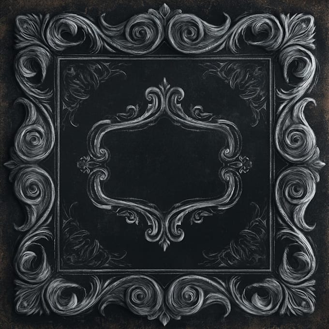 custom chalkboard graphic design and digital chalkboard art