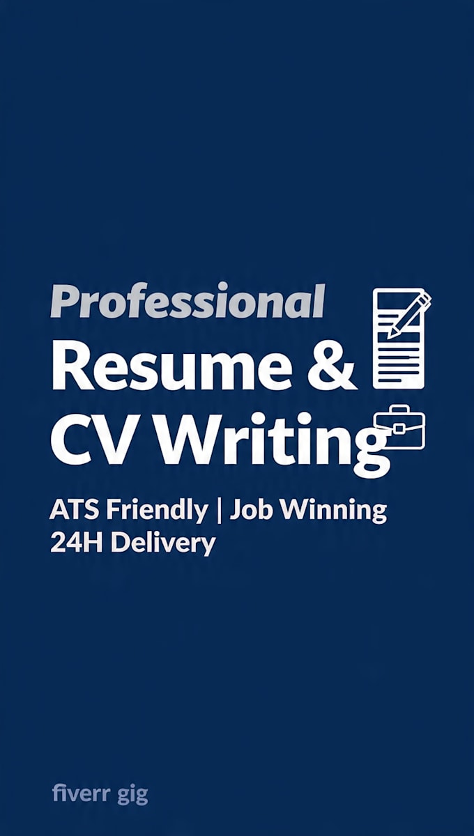 write professional resume and CV for job application