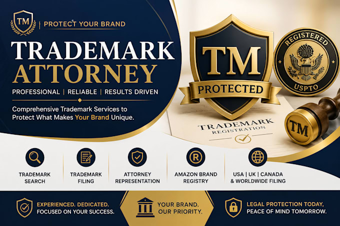 be your US licensed attorney for your trademark application
