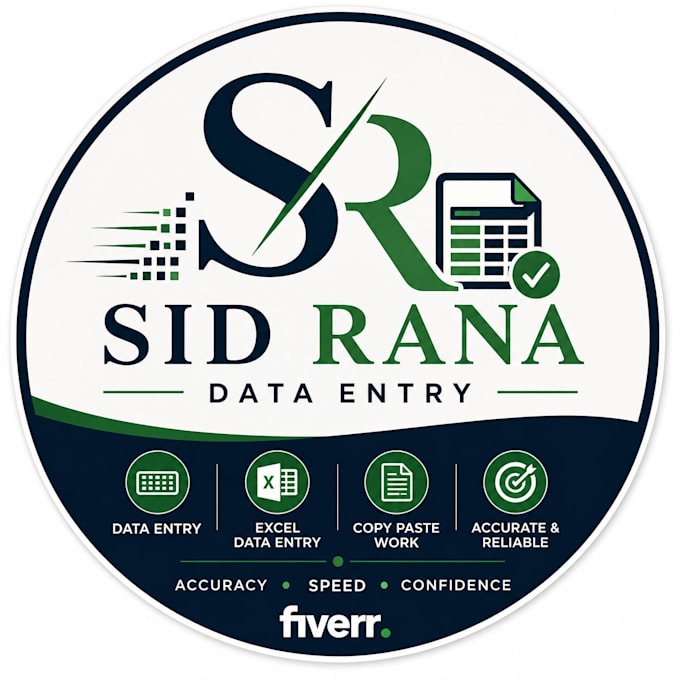 do data entry for you becouse iam good at data entry