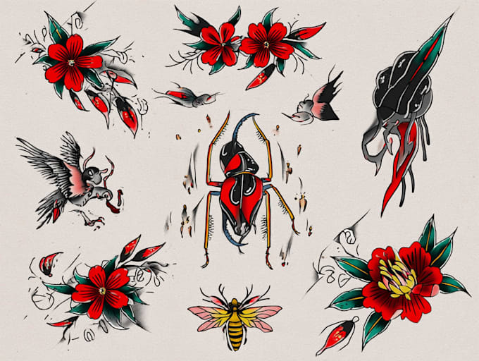create a unique custom tattoo design from your concept