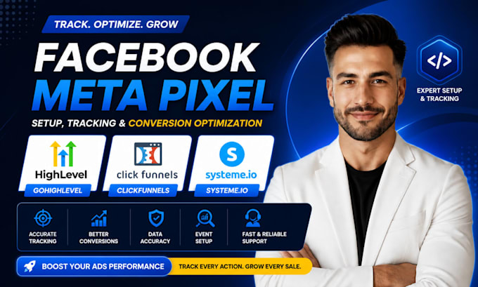 setup fix metapixel for gohighlevel clickfunnel systeme io
