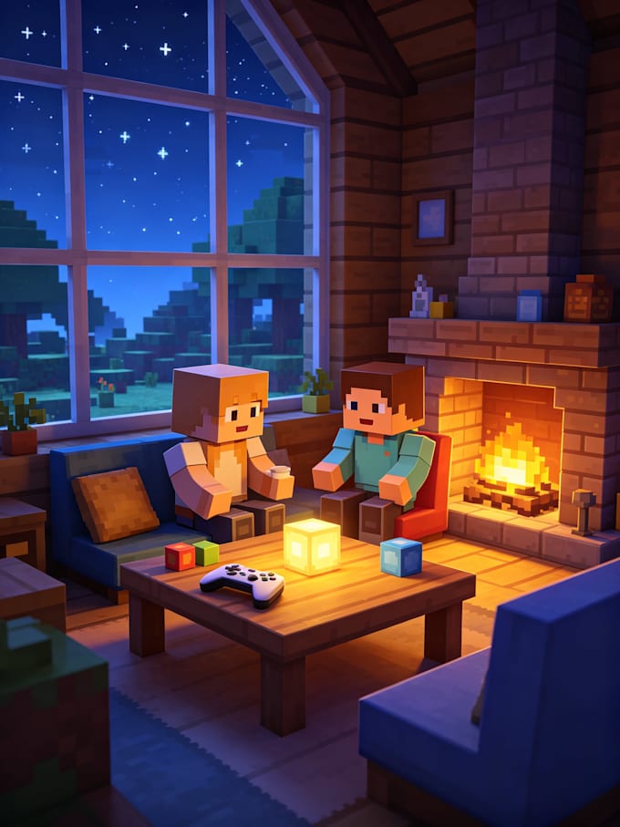 play minecraft game with u as a forever honest chinese friends