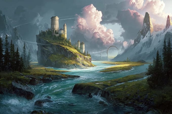 do the landscape illustration or concept art for you