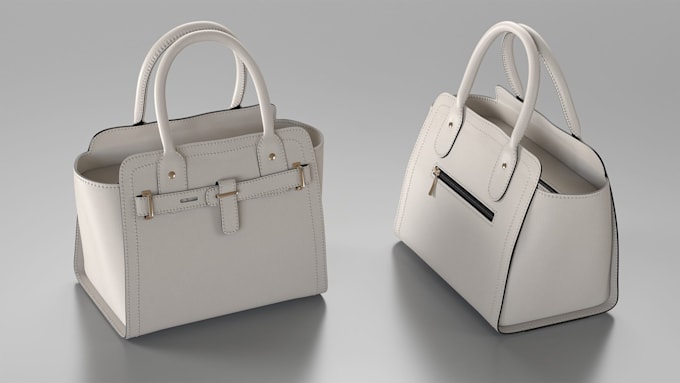 create 3d bag model, glb, gltf, stl bag print file for 3d printing