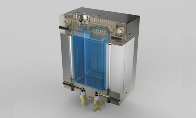 design blow mold for plastic bottles containers cosmetic packaging and hdpe blow