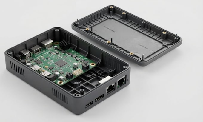 design pcb casing electronics enclosure 3d printable pcb product case for mold