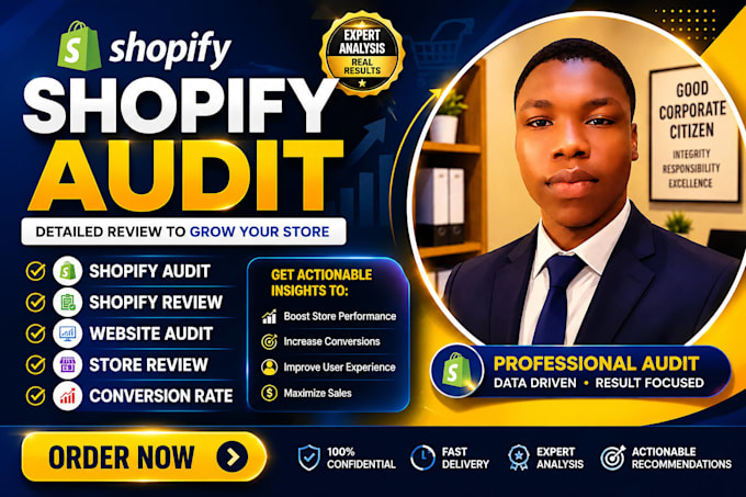 audit your shopify store for more sales