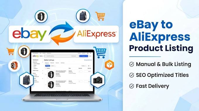 complete manage your ebay dropshipping store and automation
