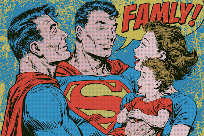 do comic book illustration, comic graphic novel