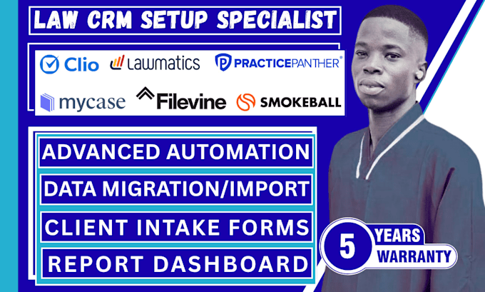 setup clio lawmatics mycase filevine practicepanther smokeball legal crm