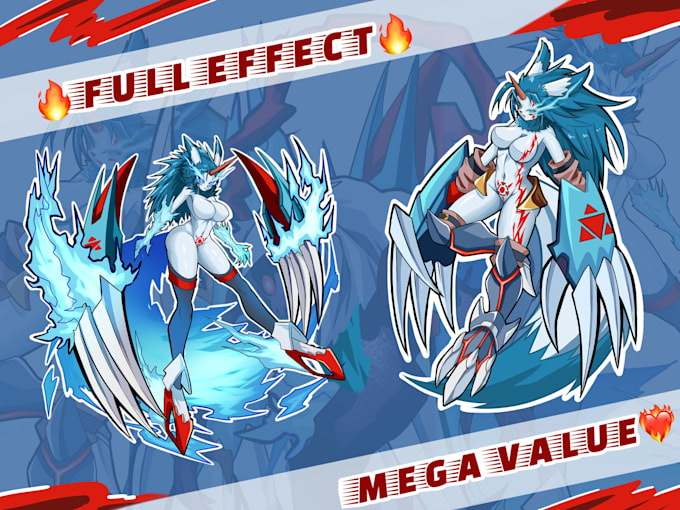 design your custom monster evolution concept art