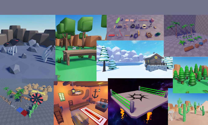 develop roblox roleplay, simulator, grow a garden farm game and custom map