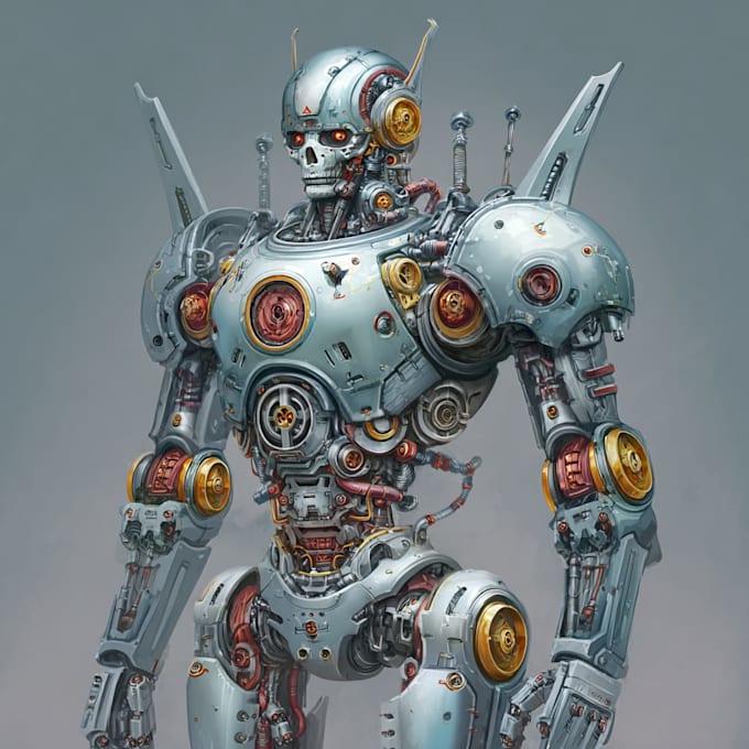 high quality robot, mecha concepts