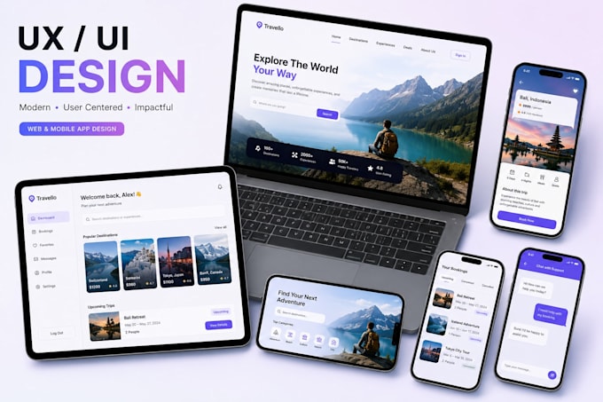 do ui ux design figma website design app design
