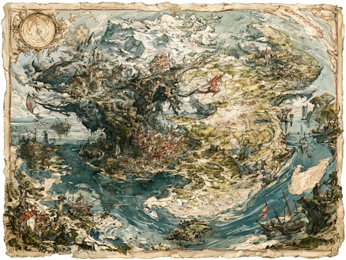 make a fantasy map for your dnd game