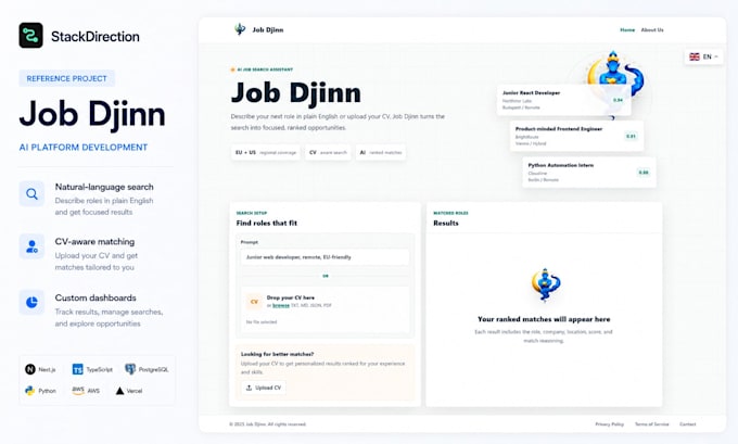 develop a custom web app, marketplace or ecommerce platform