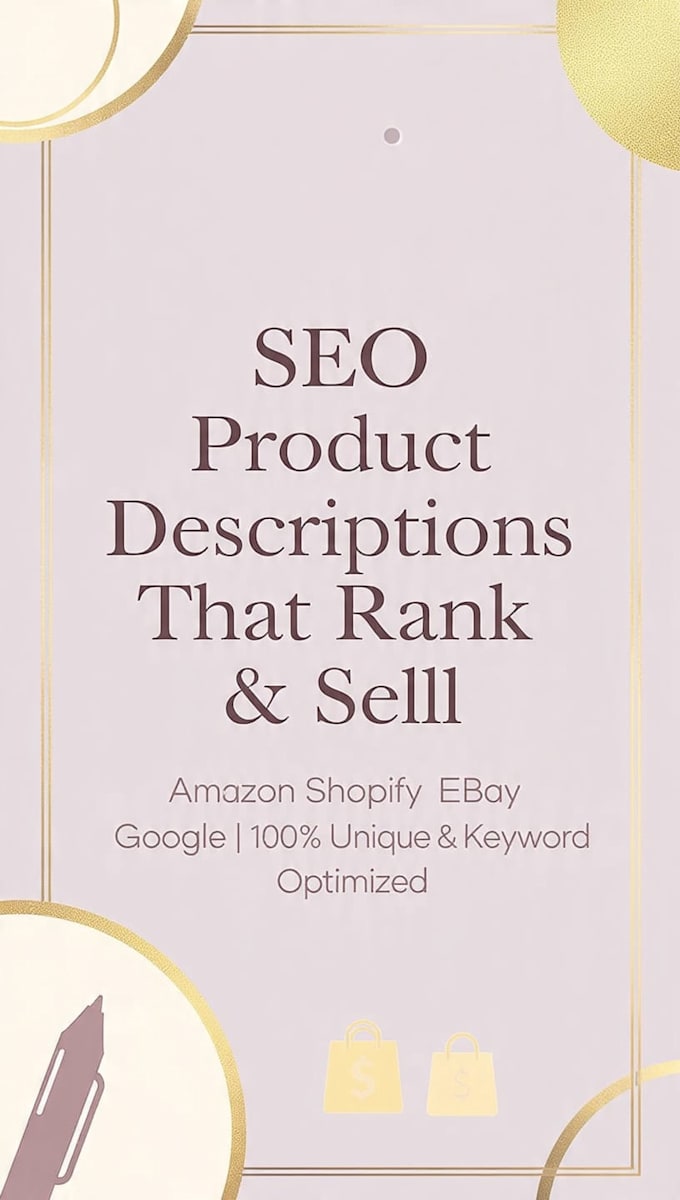 write SEO product description