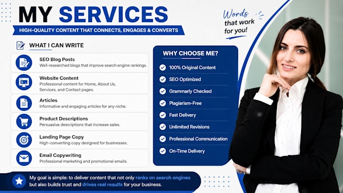 be your professional SEO content writer