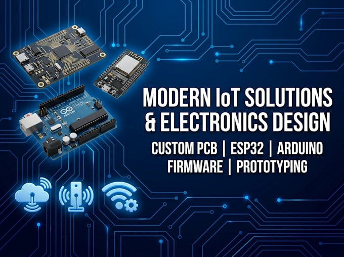 design pcb, pcb layout, esp32, arduino, kicad, altium, and iot projects