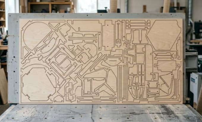 create cnc router dxf files cut list and nesting layout for woodworking