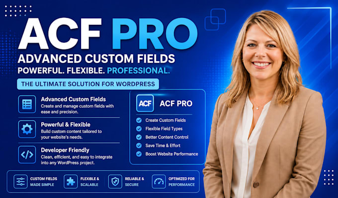 develop custom fields using acf pro in wordpress