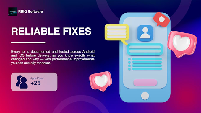 fix bugs and optimize your mobile app