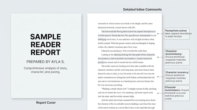 read the beta version, write a critique and give feedback on your writing
