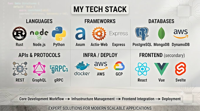 be your full stack rest API developer