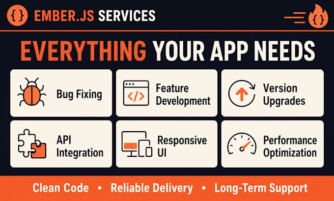 fix develop and upgrade your ember js application