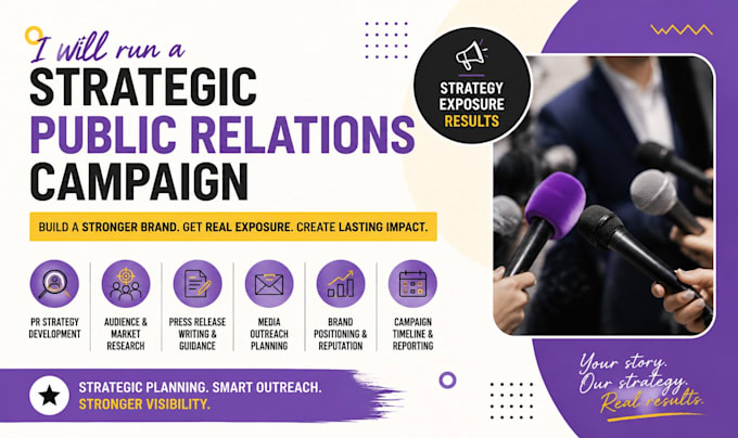 run a strategic public relations campaign