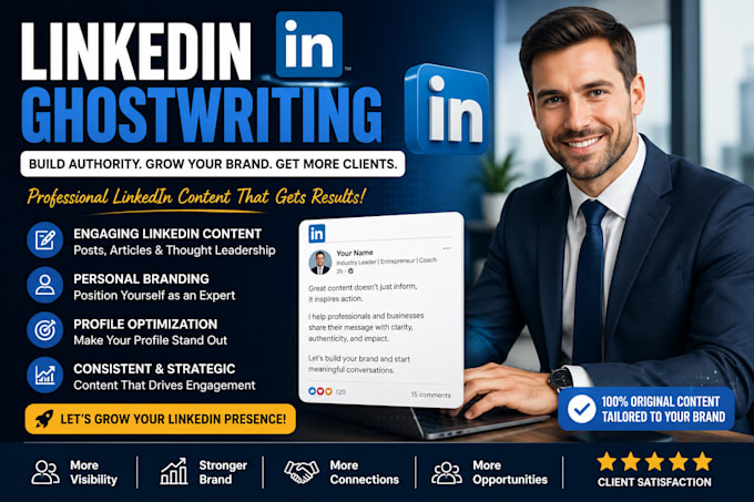 provide linkedin management, profile optimization, and content