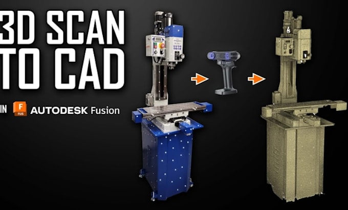 do 3d cad modelling, repair 3d scan, fix mesh optimize stl files for 3d printing