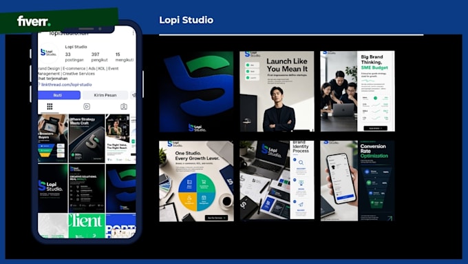 design branded social media posts