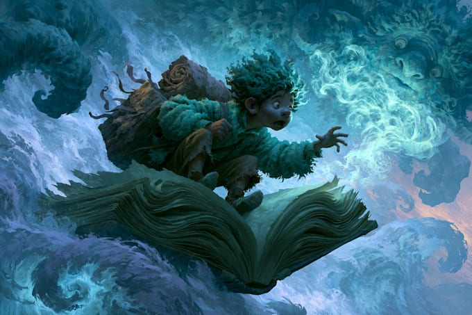 draw fantasy creatures and custom monster illustration