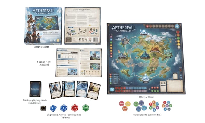 do board game illustration card game design tabletop asset