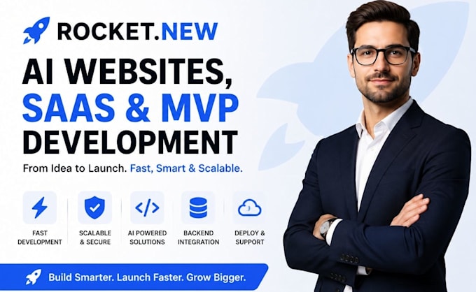 build rocket new ai app, saas mvp, web app migration, integrate supabase, github