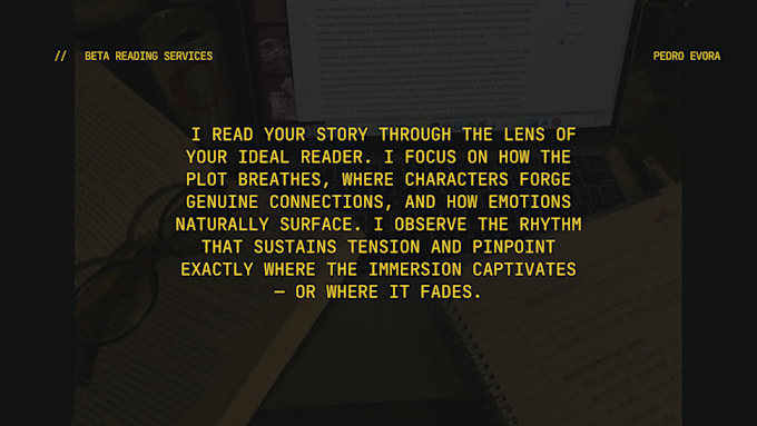 beta read your novel and provide detailed feedback
