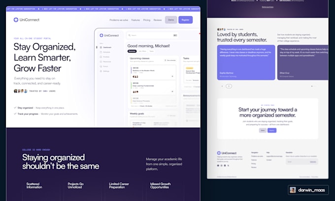 design your saas landing page using figma