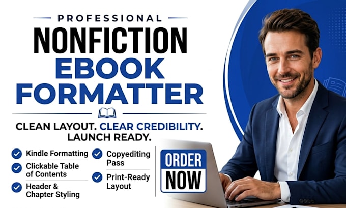 format and edit your nonfiction ebook for kindle