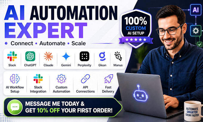 integrate slack claude chatgpt glean perplexity gemini manus for ai automation