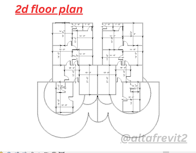 do architectural 2d layout and 3d revit house design