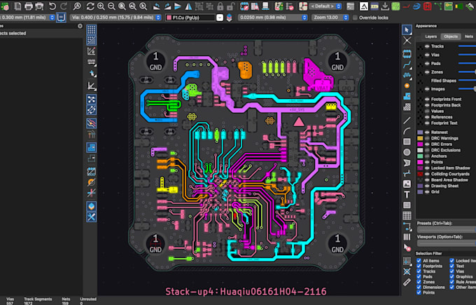 design your pcb in kicad and altium